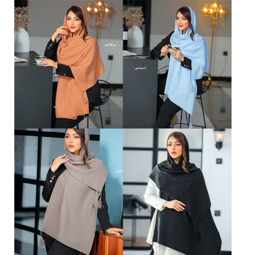 شال-موهر-پلیسه-مربعی-کد-g-2174-ارزان-صادرات-تولیدی-تهران-