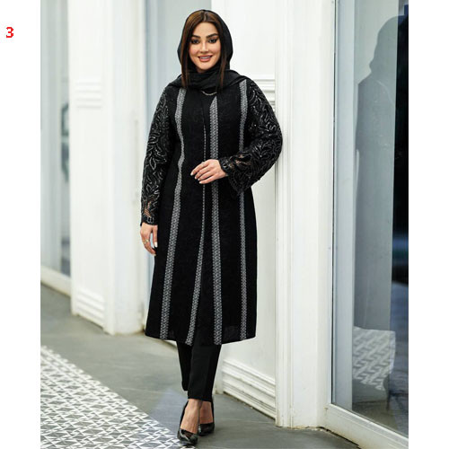 کت-زنانه-راه-راه-آستین-گیپور-دار-کد-g-2502-ارزان-خرید-عمده-