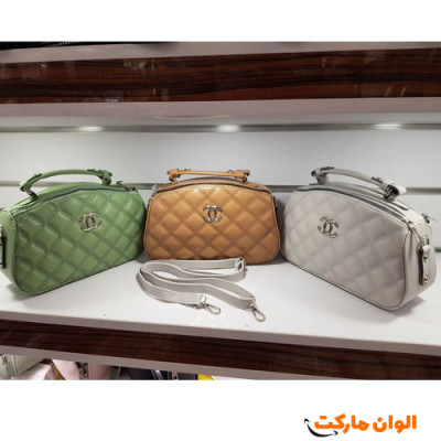 کیف زنانه پاسپورتی دو دسته چنل کدG2779