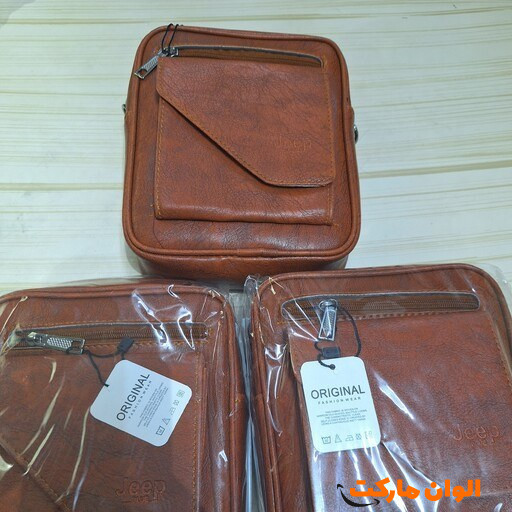 کیف مردانه مدل چرم مصنوعی خارجی کد G2801