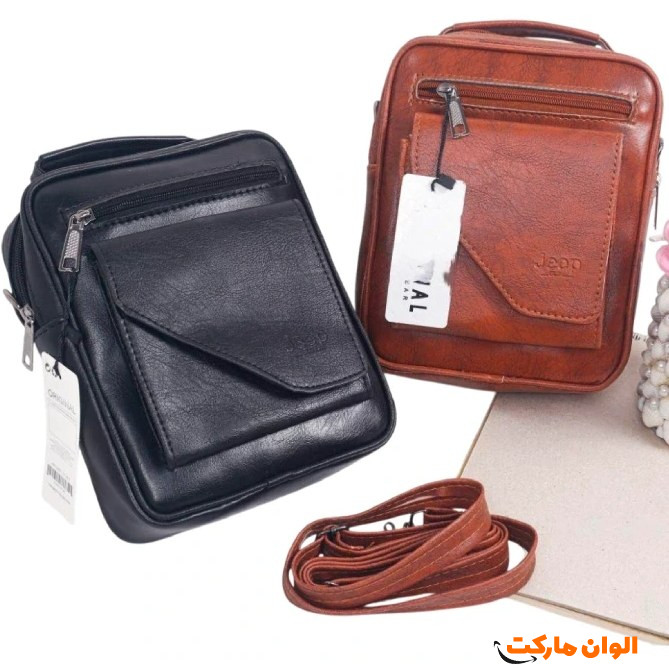 کیف مردانه مدل چرم مصنوعی خارجی کد G2801