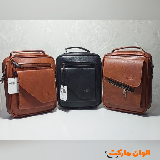 کیف مردانه مدل چرم مصنوعی خارجی کد G2801