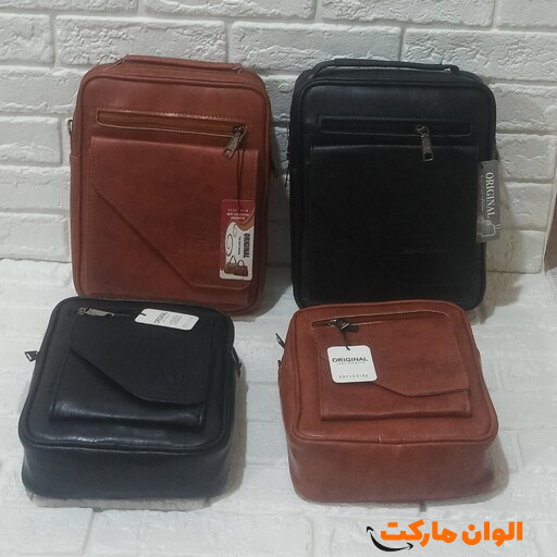 کیف مردانه مدل چرم مصنوعی خارجی کد G2801