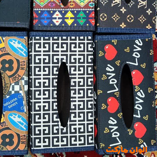 خرید-جا-دستمال-کاغذی-مدل-نوار-خاویاری-کد-g-2829-ارزان-تهران-