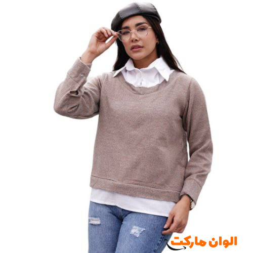 قیمت-تولیدی-بلوز-زنانه-یقه-مردانه-جنس-پنبه-پلی-استر-کد-h124