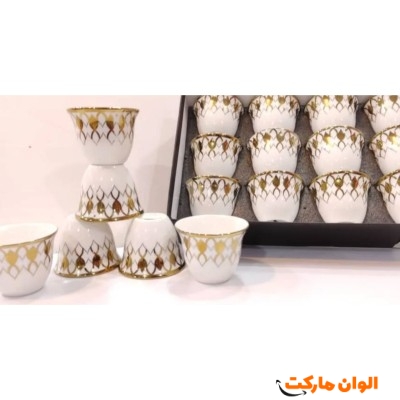 فنجون قهوه خوری 12 تایی کد M1008