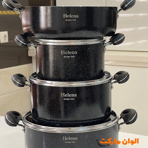 خرید-سرویس-قابلمه-۹-پارچه-کلاسیک-دسته-کروم-مدل-هلنا-کد-g-3041-تهران-