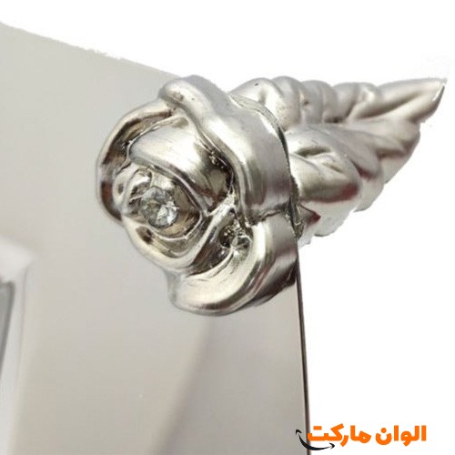 خرید-سینی-استیل-تمام-نقره-مدل-رز-سایز-متوسط-کد-g-3044-و-قیمت-و-لیست-