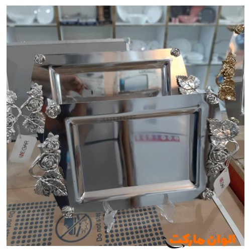 خرید-سینی-استیل-تمام-نقره-مدل-رز-سایز-متوسط-کد-g-3044-و-قیمت-و-لیست-