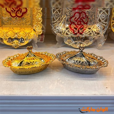 قندان بیضی برند Best Gift طرح دلی کد L065