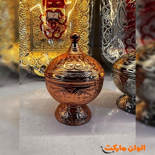 خرید-عمده-ارزان-صادرات-قندان-گرد-پایه-دار