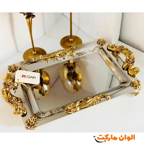 خرید-عمده-ارزان-صادرات-سینی-پذیرایی-برند-نگار-استیل