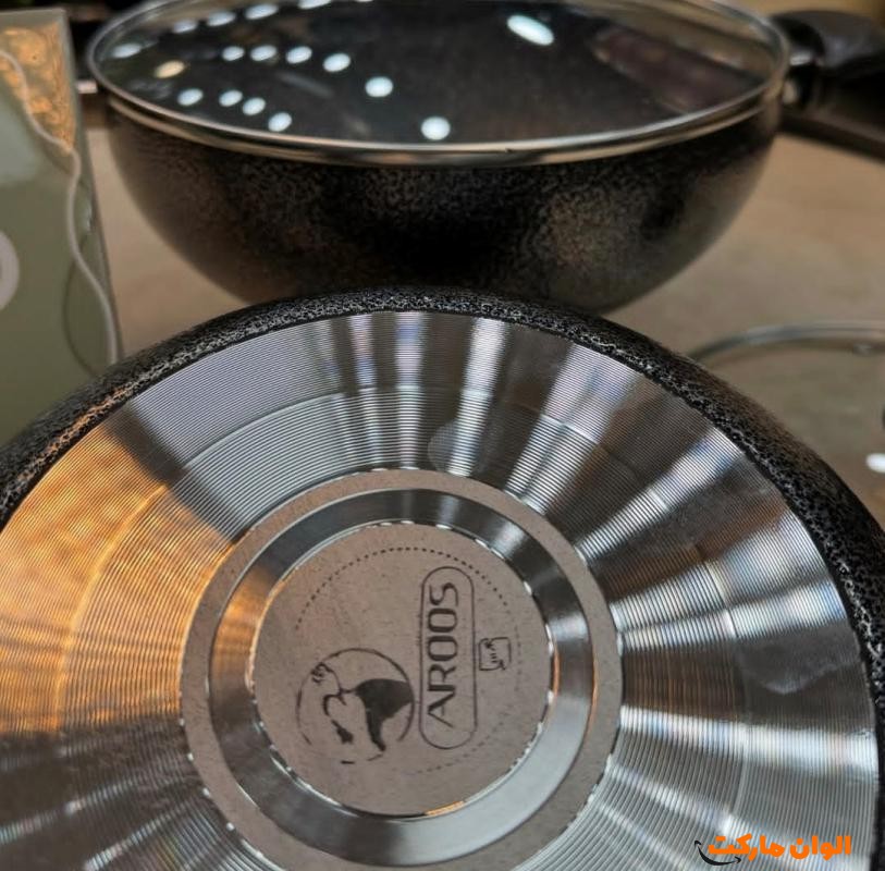 ماهیتابه وک درب پیرکس برند عروس سایز 20  کد L075