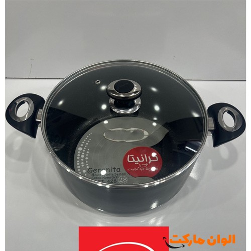 خرید-قابلمه-سایز-28-سانت-مدل-گرانیتا-برند-زرساب-کد-g-3054-و-قیمت-