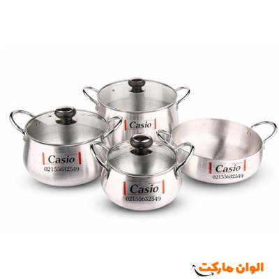 سرویس قابلمه 7 پارچه مدل کاسیو CASIO کدG3056