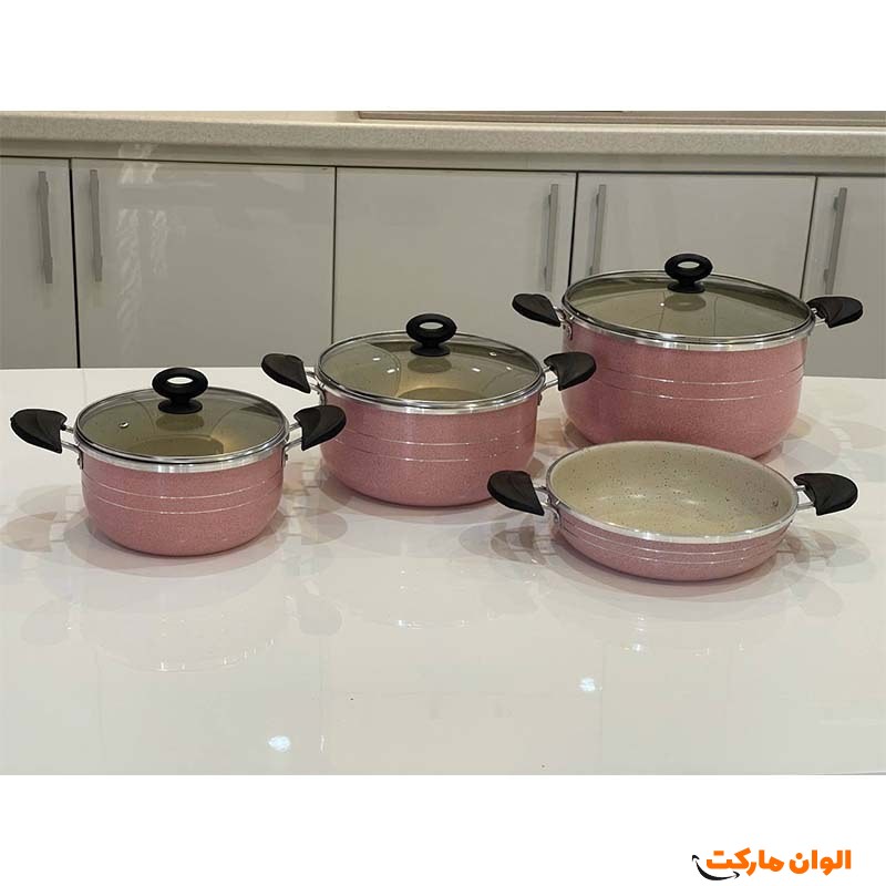 سرویس دانشجویی  7 پارچه برند هلنا مدل زنبوری کد L081
