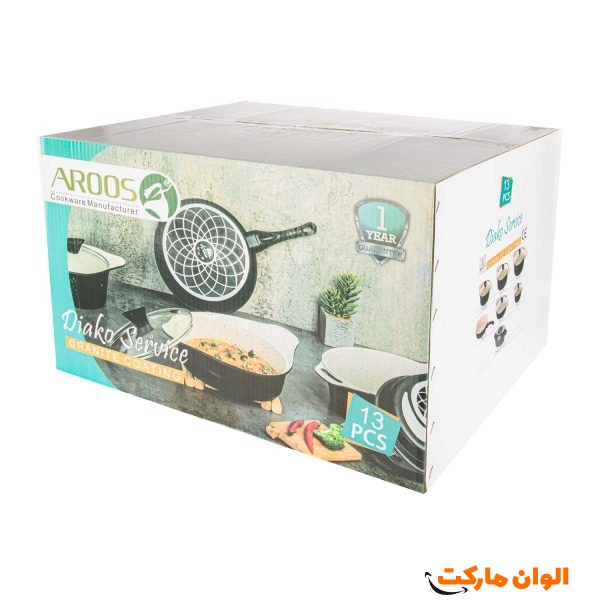 سرویس-قابلمه-13-پارچه-تفلون-مدل-دیاکو-کد-l083