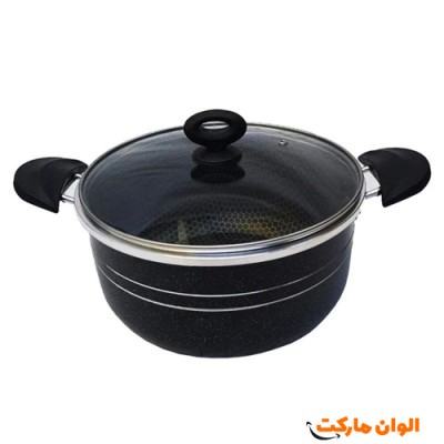 سرویس قابلمه 14 پارچه مدل فورج زنبوری برند هلنا کد G3065