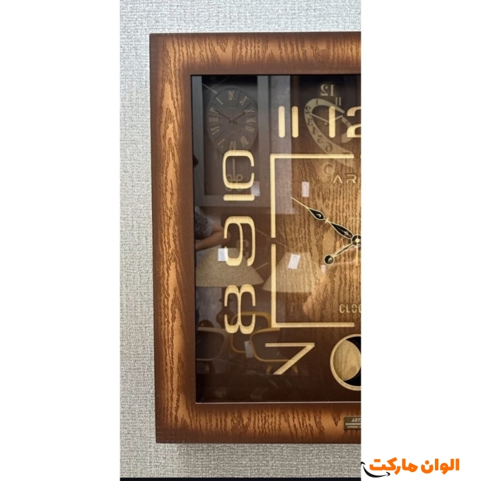 ساعت-دیواری-مدل-آرتا-چوبی-کد-m1053