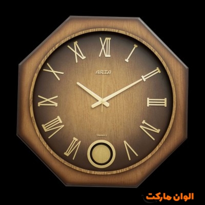 ساعت دیواری مدل آرتا چوبی کد M1054