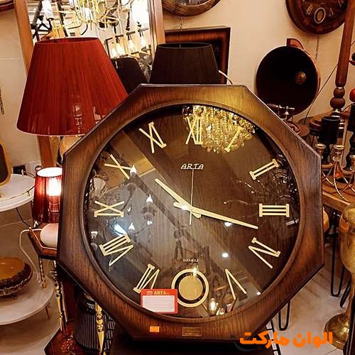خرید-ساعت-دیواری-مدل-آرتا-چوبی-کد-m1054