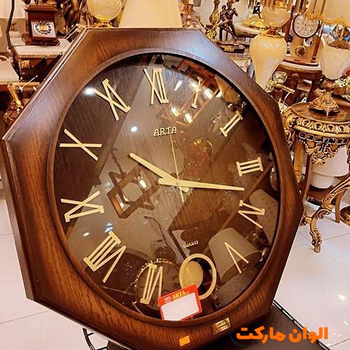 خرید-ساعت-دیواری-مدل-آرتا-چوبی-کد-m1054
