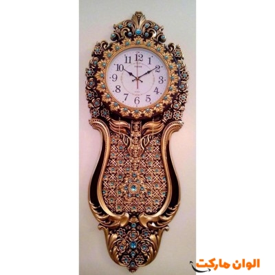 ساعت دیواری فاطر پاندول دار کد M1065