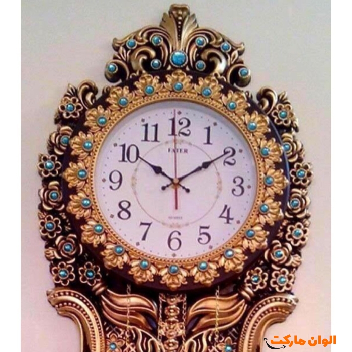 ساعت-دیواری-فاطر-پاندول-دار-کد-m1065