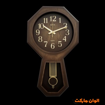 ساعت دیواری ارتا چوبی کد M1067