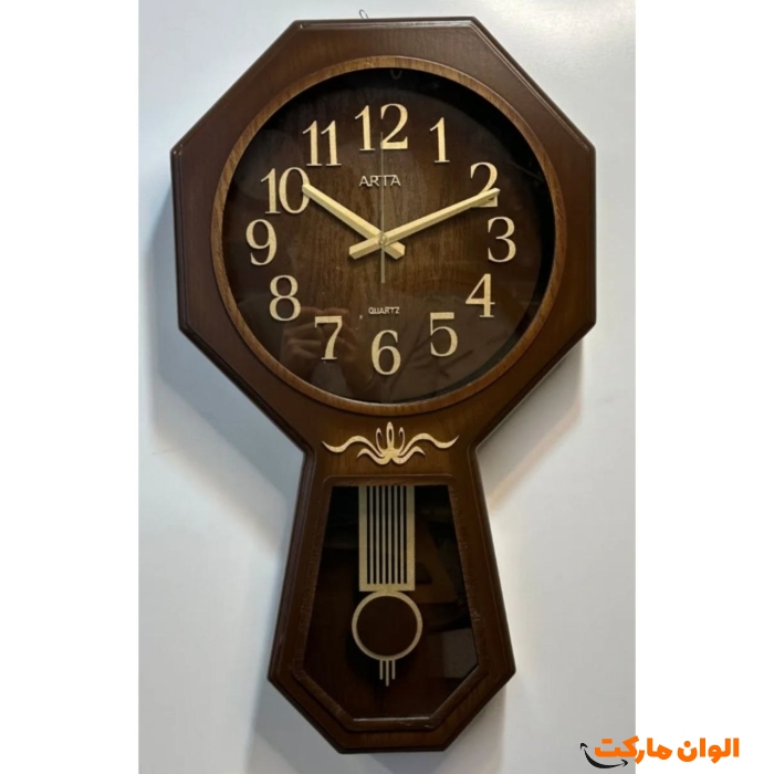 ساعت-دیواری-ارتا-چوبی-کد-m1067
