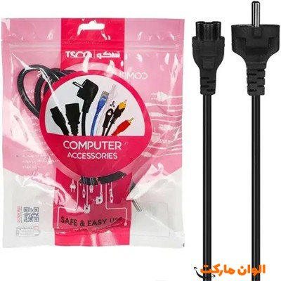 کابل برق 3 پین لب تاب تسکو مدل OD06 به طول 1.5 متر کد L099