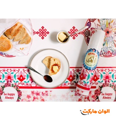 پخش سفره یکبار مصرف مدل برچ لاکچری عمده کد G3086