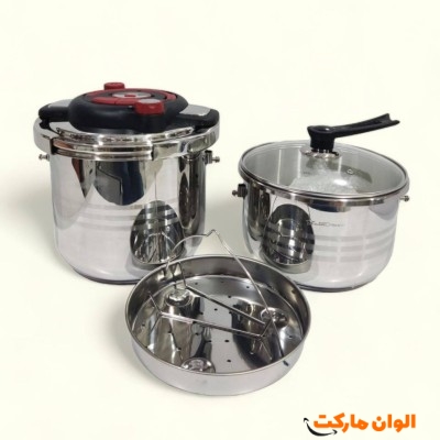 زودپز دوقلو دسینی 6 و 8 لیتری کد M1089