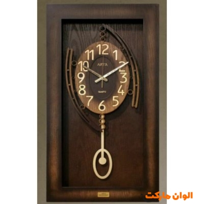 ساعت دیواری مدل آرتا چوبی کد M1101