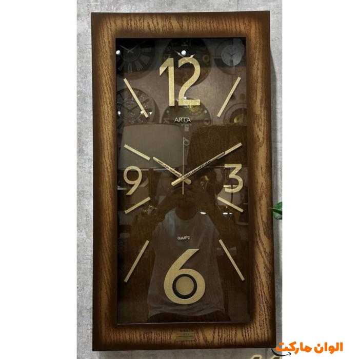 ساعت-دیواری-مدل-آرتا-چوبی-کد-m1102