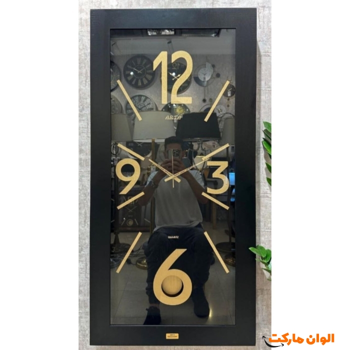 ساعت-دیواری-مدل-آرتا-چوبی-کد-m1102