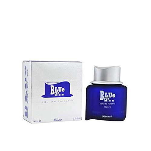 بلو ادو تویلت مردانه رساسی حجم 100 میل عطر اورجینال ا Blue Eau de Toilette For Men Rasasi 100 ML