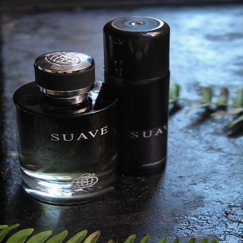 عطر ادکلن مردانه فرگرانس ورد دیور ساواج اورجینال اصل  با اسپری Fragrance World Suave + Spray حجم 100 میل