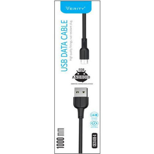 کابل تبدیل USB به microUSB وریتی مدل CB 3140 طول 1 متر کد D499