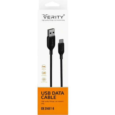 کابل شارژ TYPE C تایپ سی وریتی VERITY مدل CB 3148T کد d503