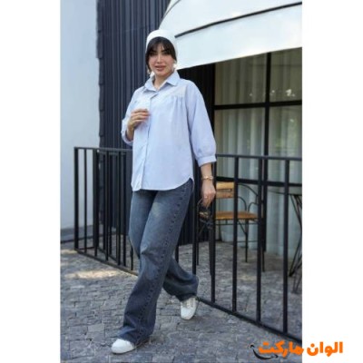 شومیز زنانه مدل بالا چین کد G1614