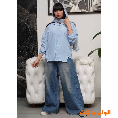 شومیز زنانه بغل دکمه کد G1615