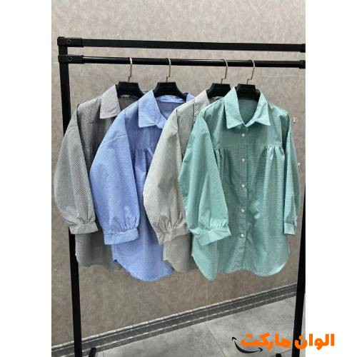 شومیز زنانه چهارخونه کد G1618