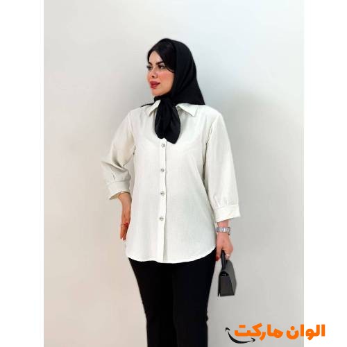 مانتو زنانه مدل آستین سه ربع کد G1621
