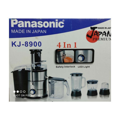 آبمیوه گیری چهار کاره پاناسونیک PANASONIC مدل KJ-8900 LUICE AND BLENDER Pananic 1800w KJ_8900 LED LIGHT کد M281