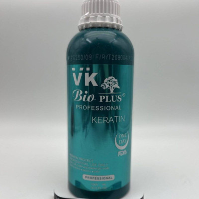 کراتین بیوپلاس VK مخصوص موهای دکلره و اسیب دیده کراتین وی کی بیو پلاس vk bio plus حجم 1000 میلی لیتر کد M334